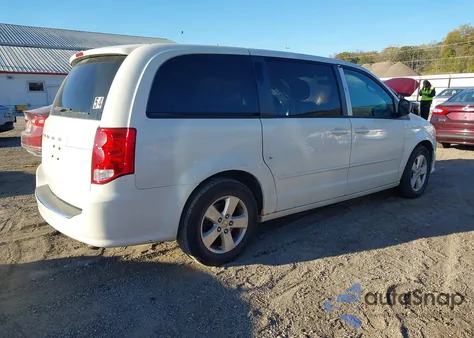 2013 Dodge Grand Caravan Se z USA, uszkodzony, nr VIN 2C4RDGBG4DR654574